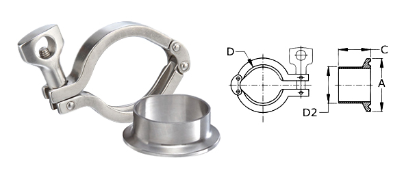 SS Triclover Clamp